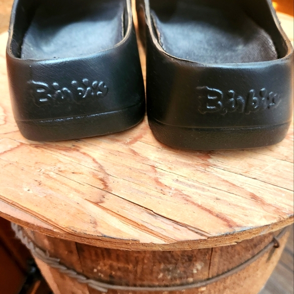 BIRKENSTOCK SUPER BIRKI POLYURETHANE BLACK CLOG- SIZE EURO 36 USA LADIES 6 - Picture 4 of 12